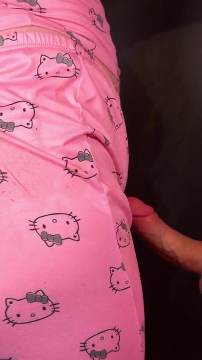 Challenge To CUM Before the Business Meeting(1 Minute). Stepson CUMS immediately on StepMom's Hello Kitty Pajamas | Clip 1