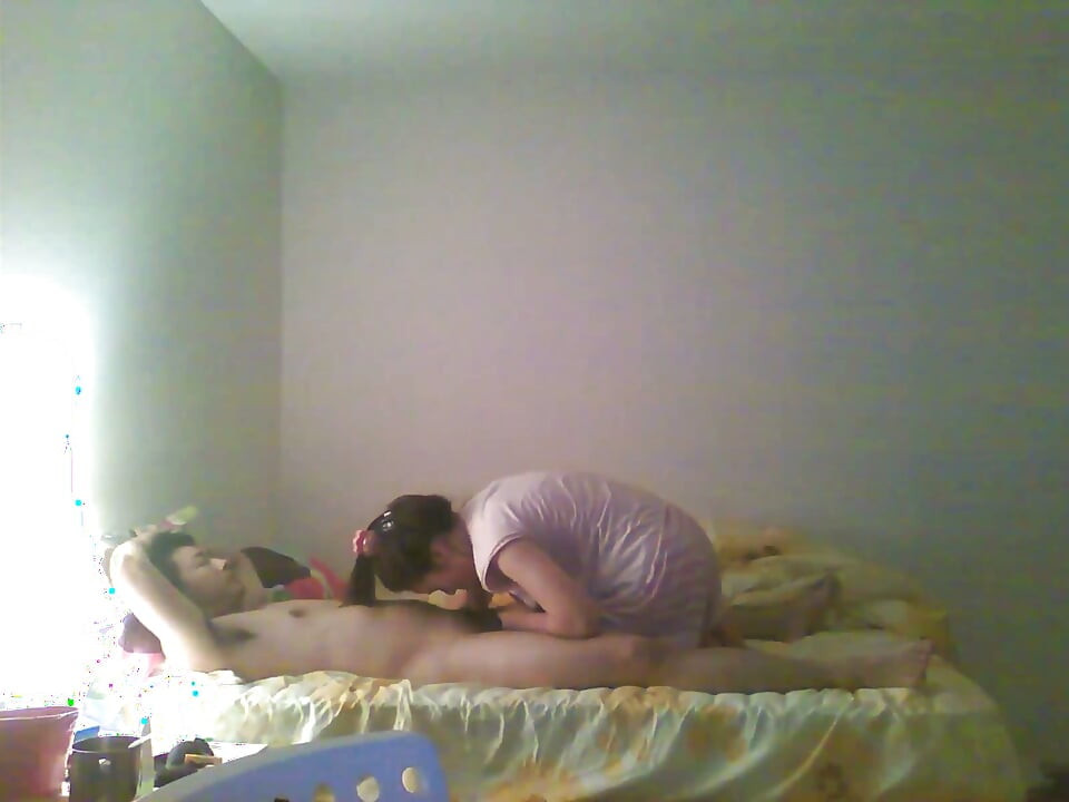 Submissive Chinese Slut Sucks My Dick and Swallows My Cum