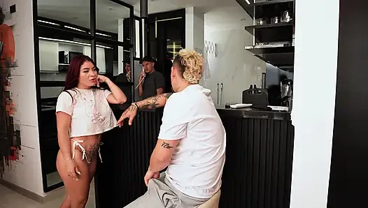 I fuck my roommate's girlfriend, I cuckold my best friend in front of him