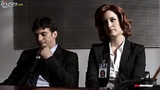 X Files, Dana Scully baise Fox Mulder
