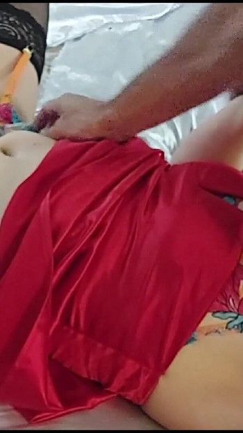 Must-see moment from "2407ss1(01) - French Amateur Slut, Clothed Sex, Satin Lingerie, Deepthroat, Rimming, Doggystyle,"
