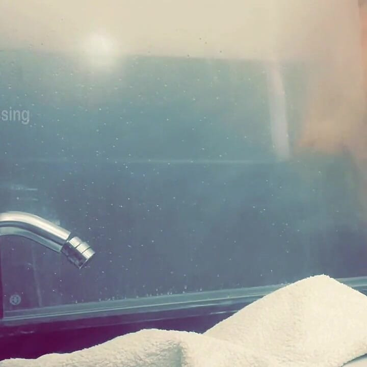 Pale White Skin Redhead Flatmate Caught Pissing in the Shower