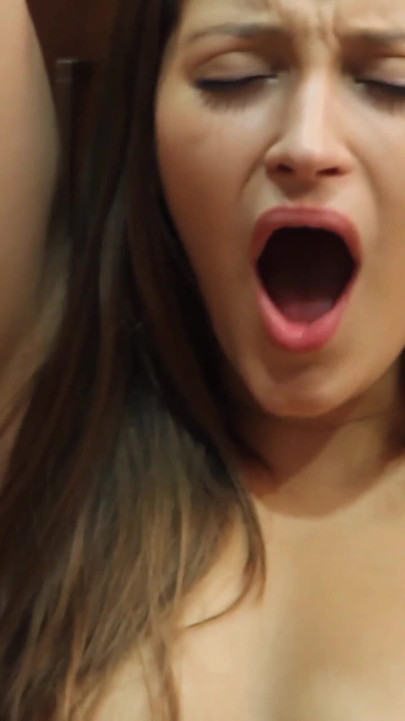 A lesbian with small boobs can't help but fantasize about her lady friend
