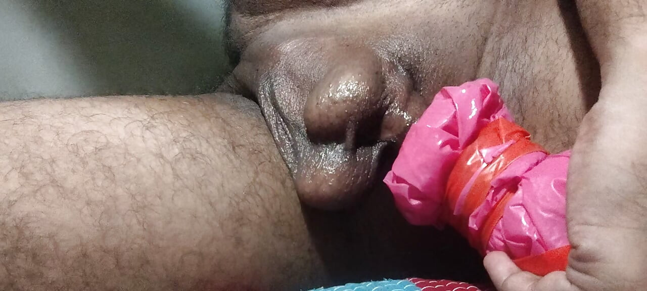 Semen in an ass-like hole
