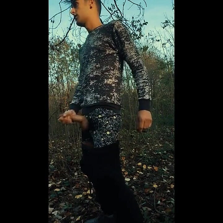 Sounding Outdoor Huge Cock