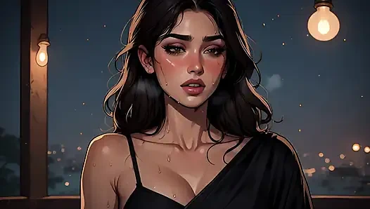 terrace par jake khub maze kiye (Hindi)