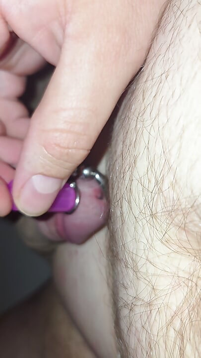 Pissing in white panties