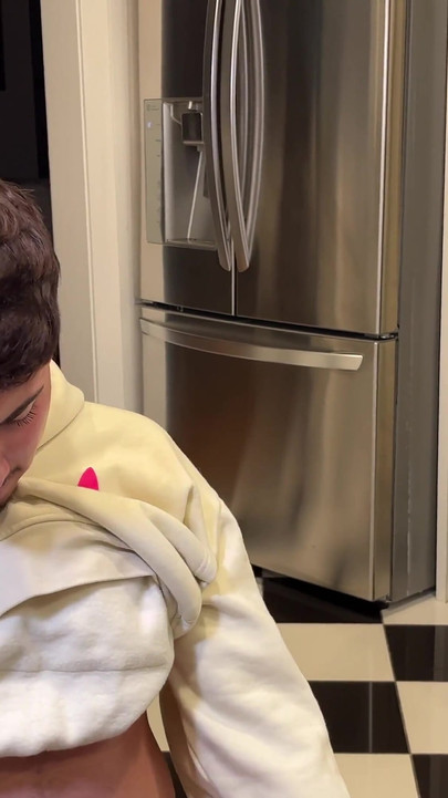 Hung Papi Stuck in Dish Washer Fucked Raw