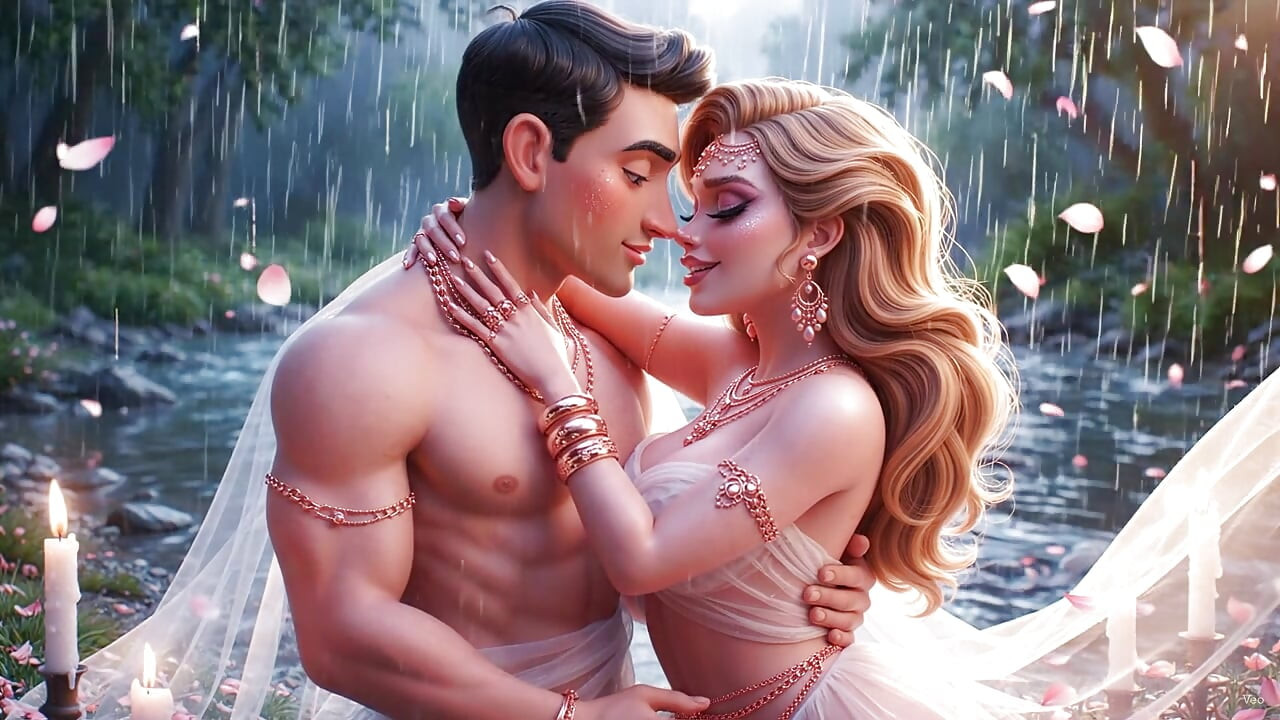 Desi Couple Ki Full Body Romance – Gold Jewelry Wali Bhabhi Aur Muscular Husband Ka Hot Bedroom Passion