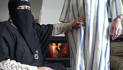 muslim stepmother lets me cum in her mouth