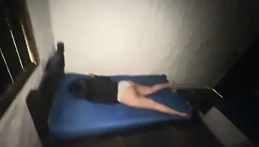 Masturbating while my stepsister touches herself