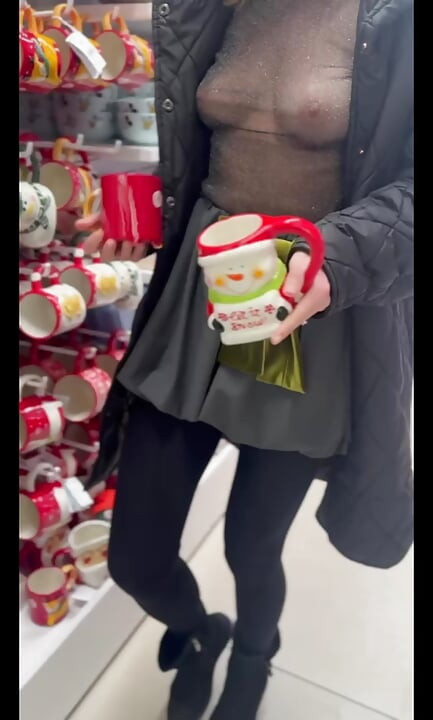 Sexy mädchen im shop