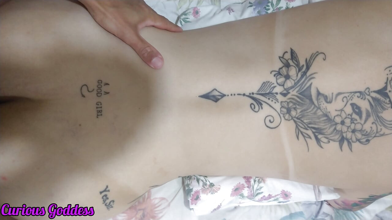 Curious Goddess - hot brunette milf hairy pussy fucking big ass cumshot