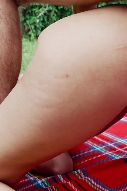 Summer Anal Sex Fun in the Village with Stepbrother