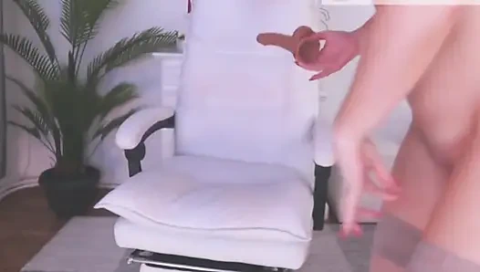 Hot Girl Plays with Her Wet Shaved Pussy