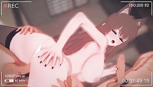 ASMR - Молодая женщина умоляет твой член в ее задницу