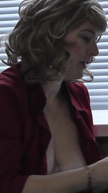 Spectacular moment from "Kitchen Milf without panties masturbation pussy orgasm"