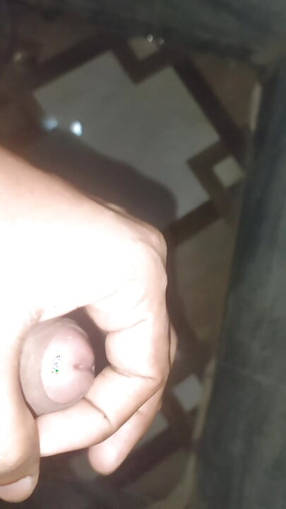 Indian Young man masturbation in bathroom cumshot