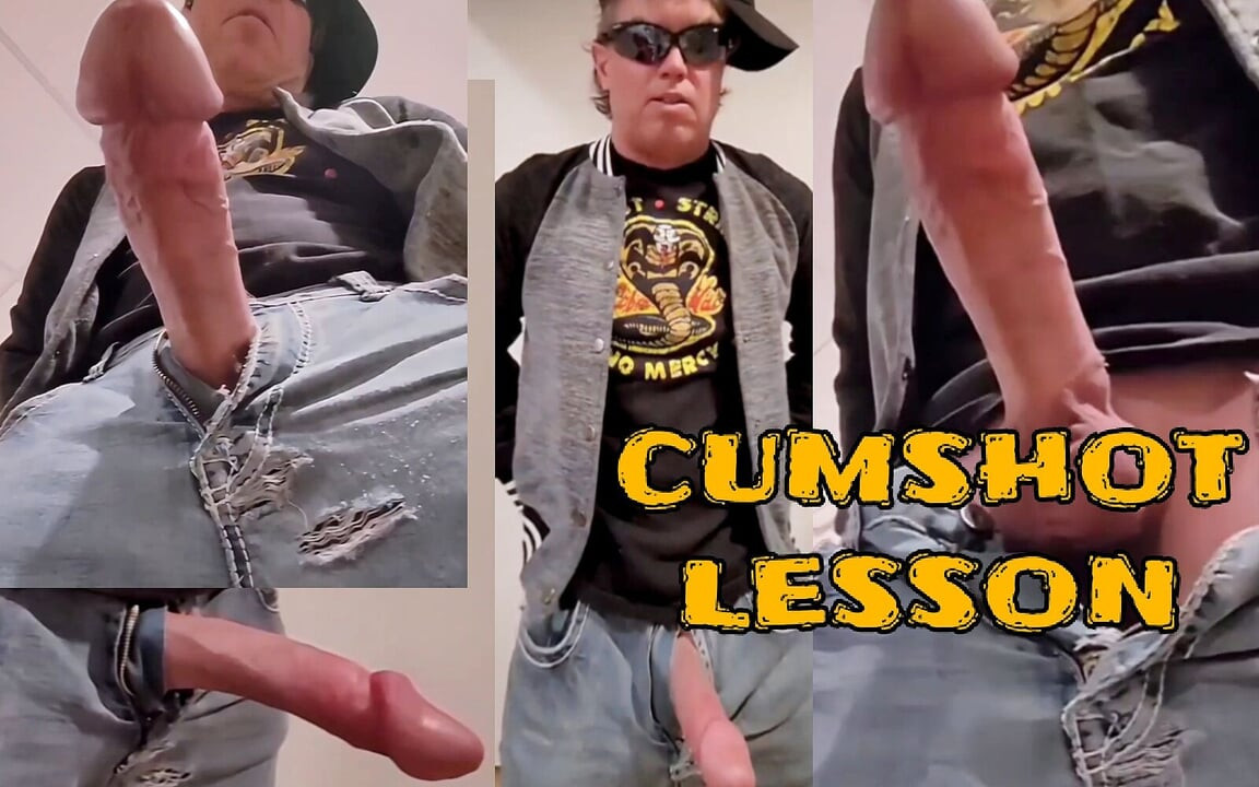 Big Cock with Huge Cumshot Lesson