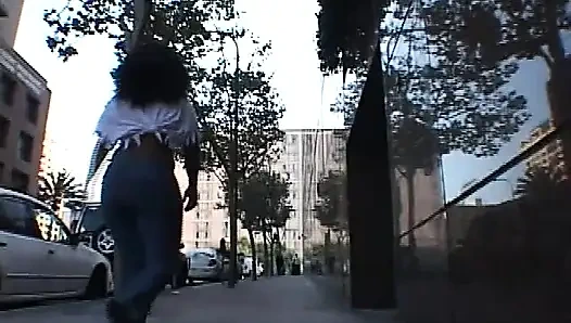 Schwarze bbw hart von einem großen schwarzen schwanz geknallt