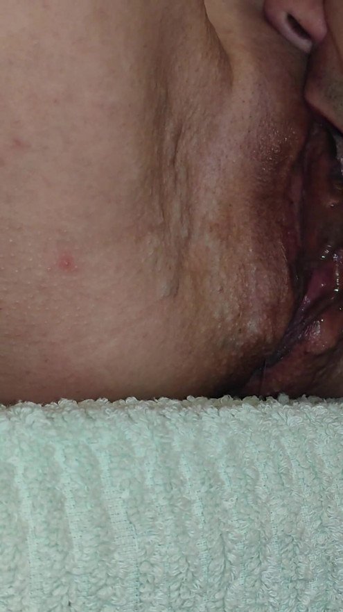 Squirt!!! My wife squirts into my mouth! Sign up! And jerk off with us, | Clip 1