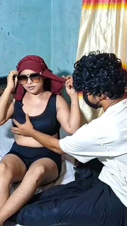 I took Sadia to Kashful's garden today to have sex secretly | Clip 1