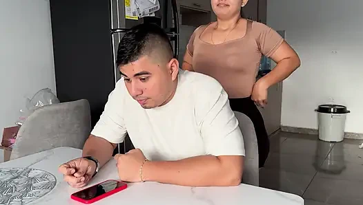 STEPSISTER WANTS SEX IN THE KITCHEN