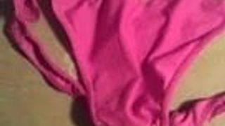Cumming on girlfriends underwear