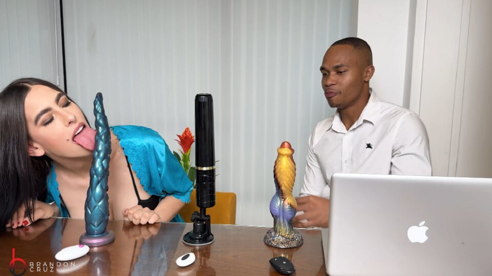 Colombian nymphomaniacs pray to the BBC to give you sex - Brandon Cruz and Alicia Trece