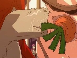 Acción anal con una estudiante rubia caliente - hentai sin censura