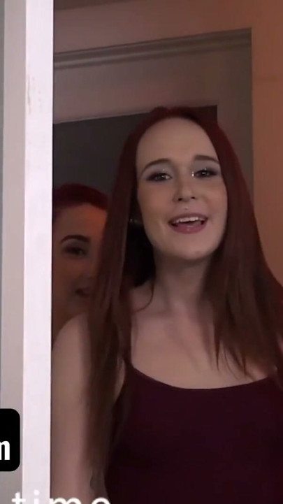 SisLovesMe - Redhead Stepsisters Caught Licking Each Other's Pussies By Peeping Tom Stepbrother | Clip 2