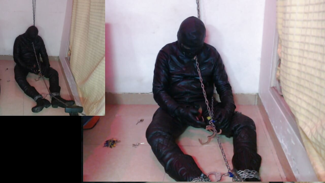 Self Bondage Gay Leather