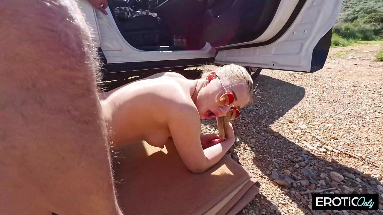 German Grandpa Meets a Hot Blonde for an Unforgettable Outdoor Hookup