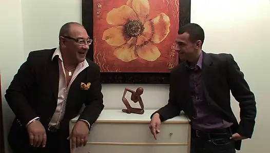 Only Two Big Cocks Can Make This Italian Slut Enjoy