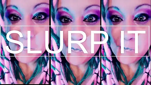 Дрочка и слурп с богиней Lana, CEI Looper для тупых глупых голов