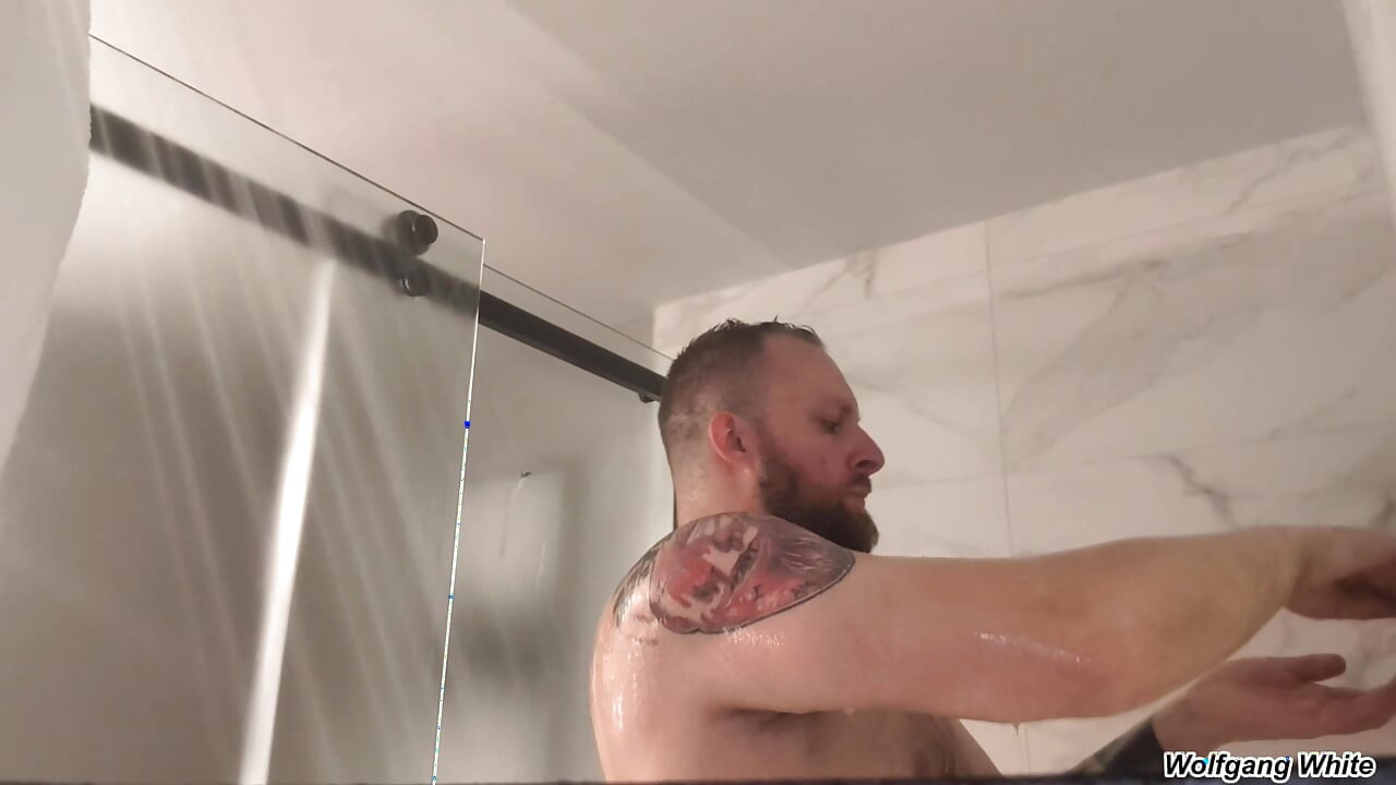 Shower With Your Stepdad - Wet Taboo Roleplay - Thick Cumshot On You Bottom POV - Wolfgang White