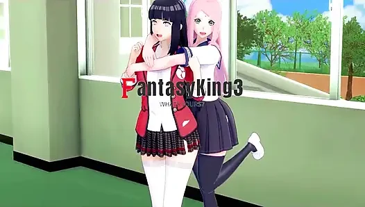 Aksi cemburuan hinata dan sakura yang saling muasin memek satu sama lain | Film Hentai Naruto | Film lengkap di sheer atau ptrn fantasyking3