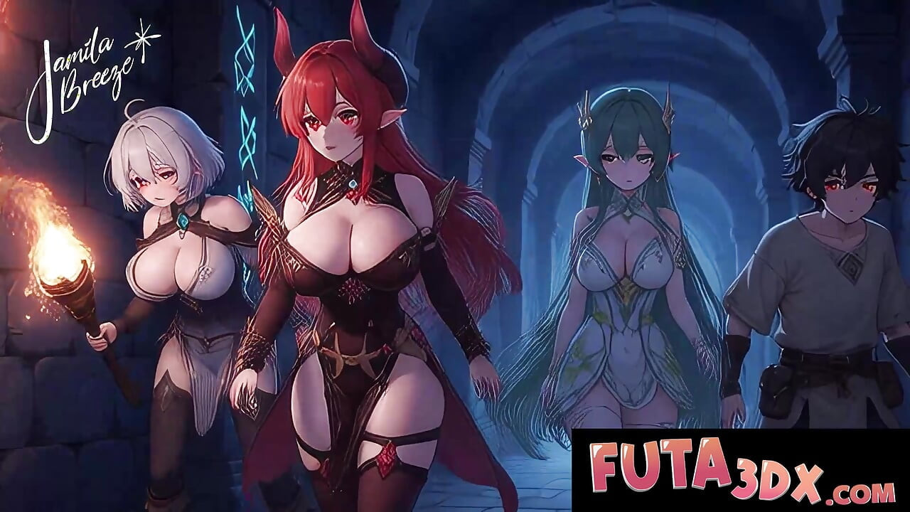 FUTA3DX - 扶她精靈寶貝大奶與泡泡屁股幻想