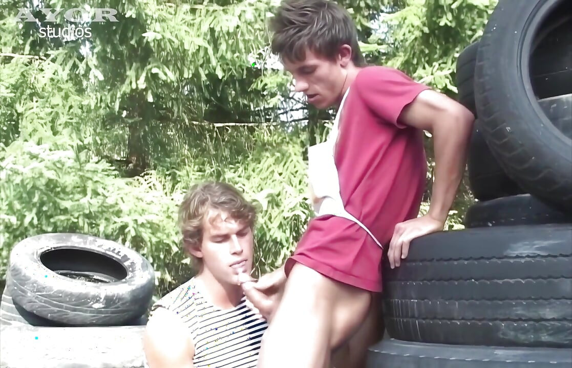 Oral Pleasure Awaits the Hot Athletes at the Fake Checkpoint