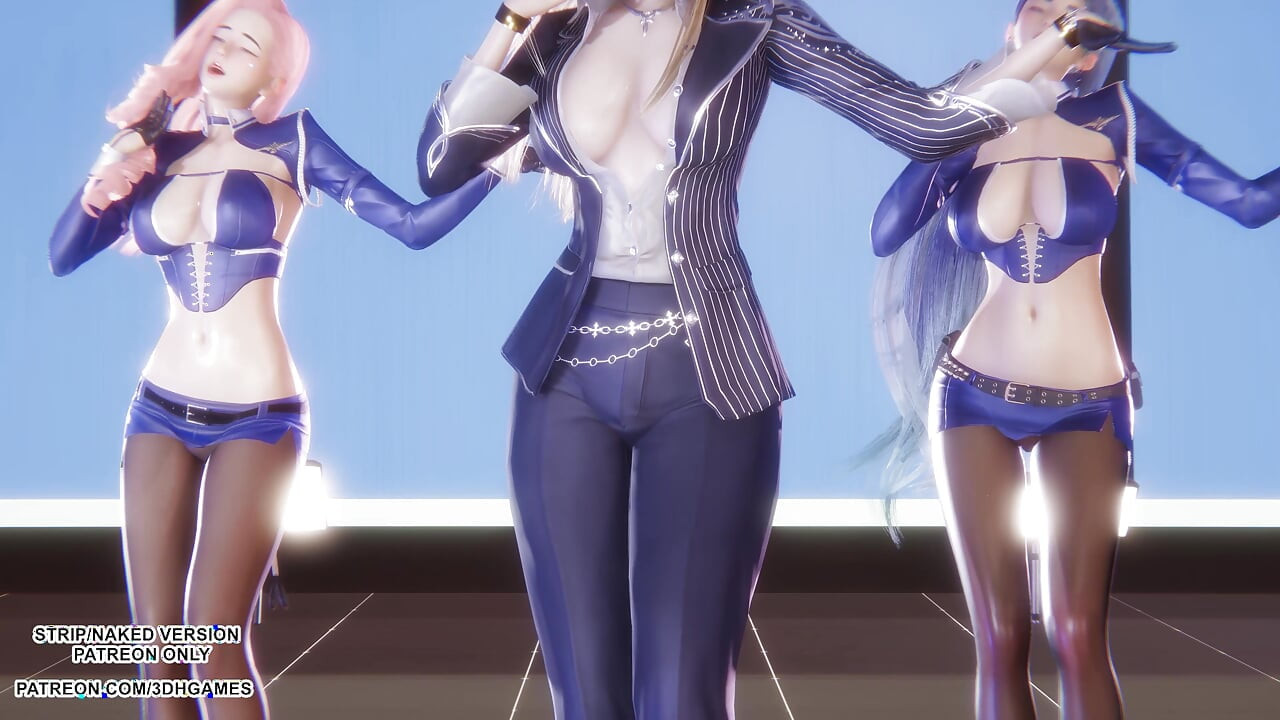 MMD TWICE - sprechen sie, Ahri seraphine kaisa sexy Kpop Tanz Liga der Legenden Hentai unzensiert 4K 60FPS