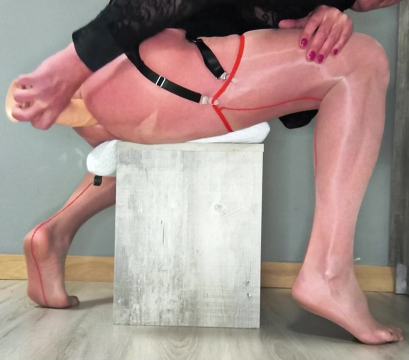 Em meias sexo anal