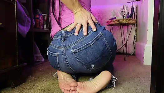 Ass, Jeans, Feet and Control