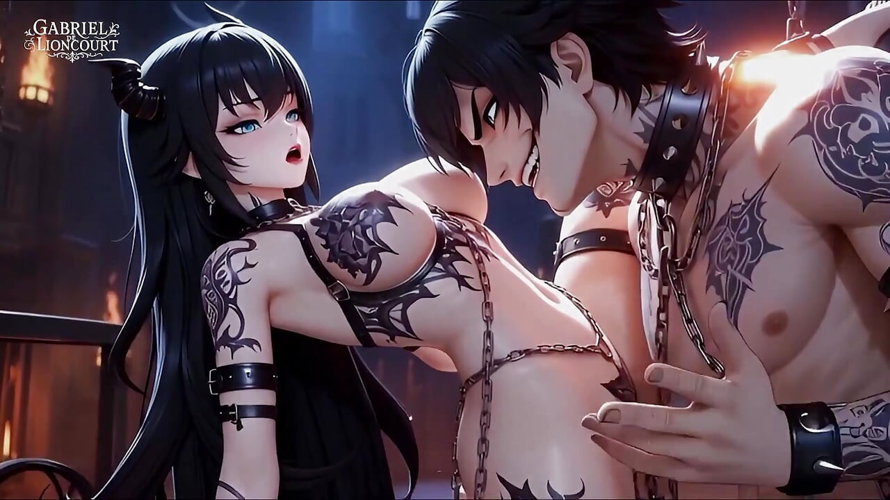 Got dziewczyna związana przez lorda wampirów - BDSM Monster Hentai 1