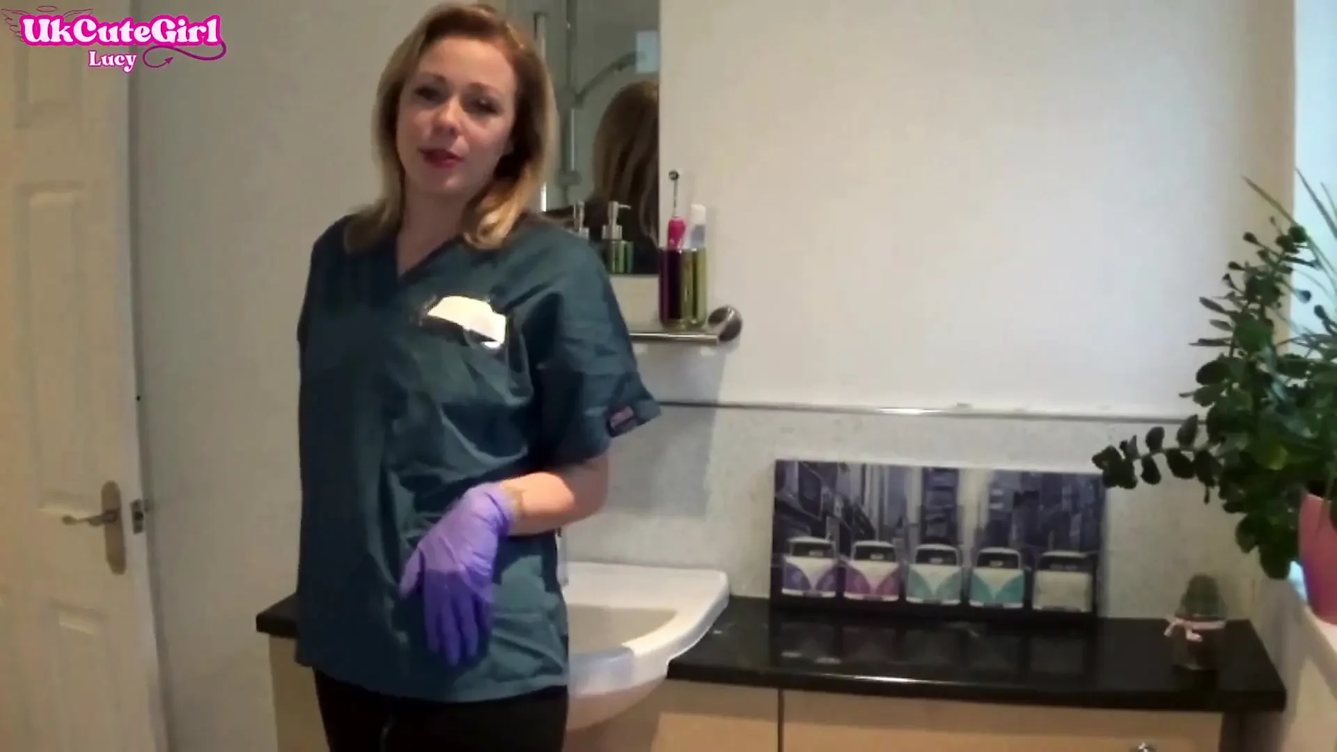 Latex Glove JOI in the Dental Chair Naughty Nurse POV