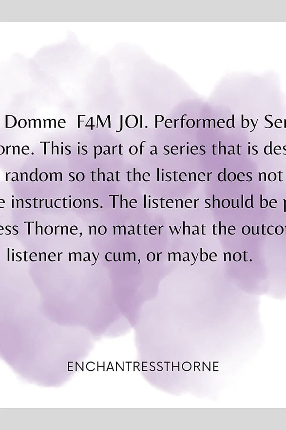 Femdom JOI Mean Denial Part 7