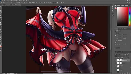 Kurumi timelapse sfw date a live