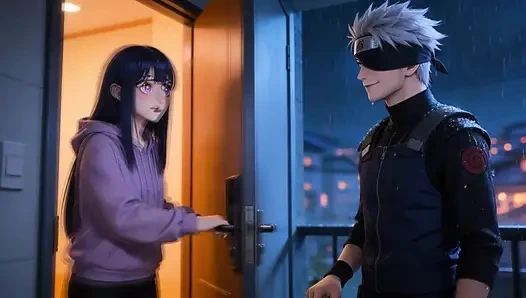 Hinata Hyuga sucking and fucking hard with Naruto Uzumaki in cowgirl, doggy style and missionary, intense moans, big ass bouncing, cream