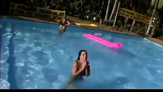 Gorgeous Latina Get Ass Fucked at a Pool Party