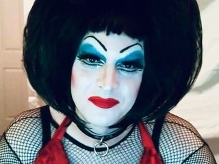 Sissy Slut Whore Debra in her Heavy Makeup