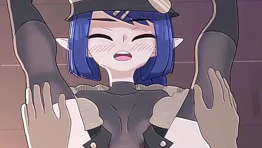 Аделаида ведет дикий спуск на четвереньках